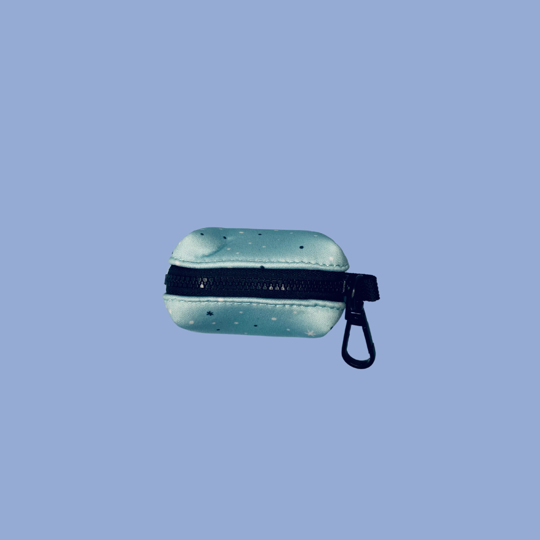 Winter Poo Bag Holder - Blue